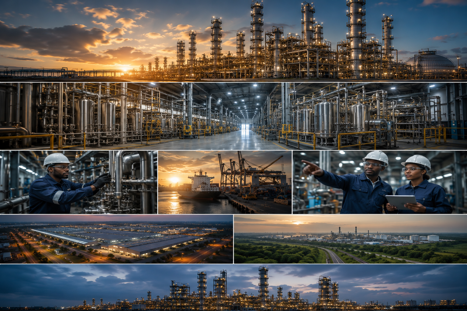 Industrial Palm Oil Processing Facility