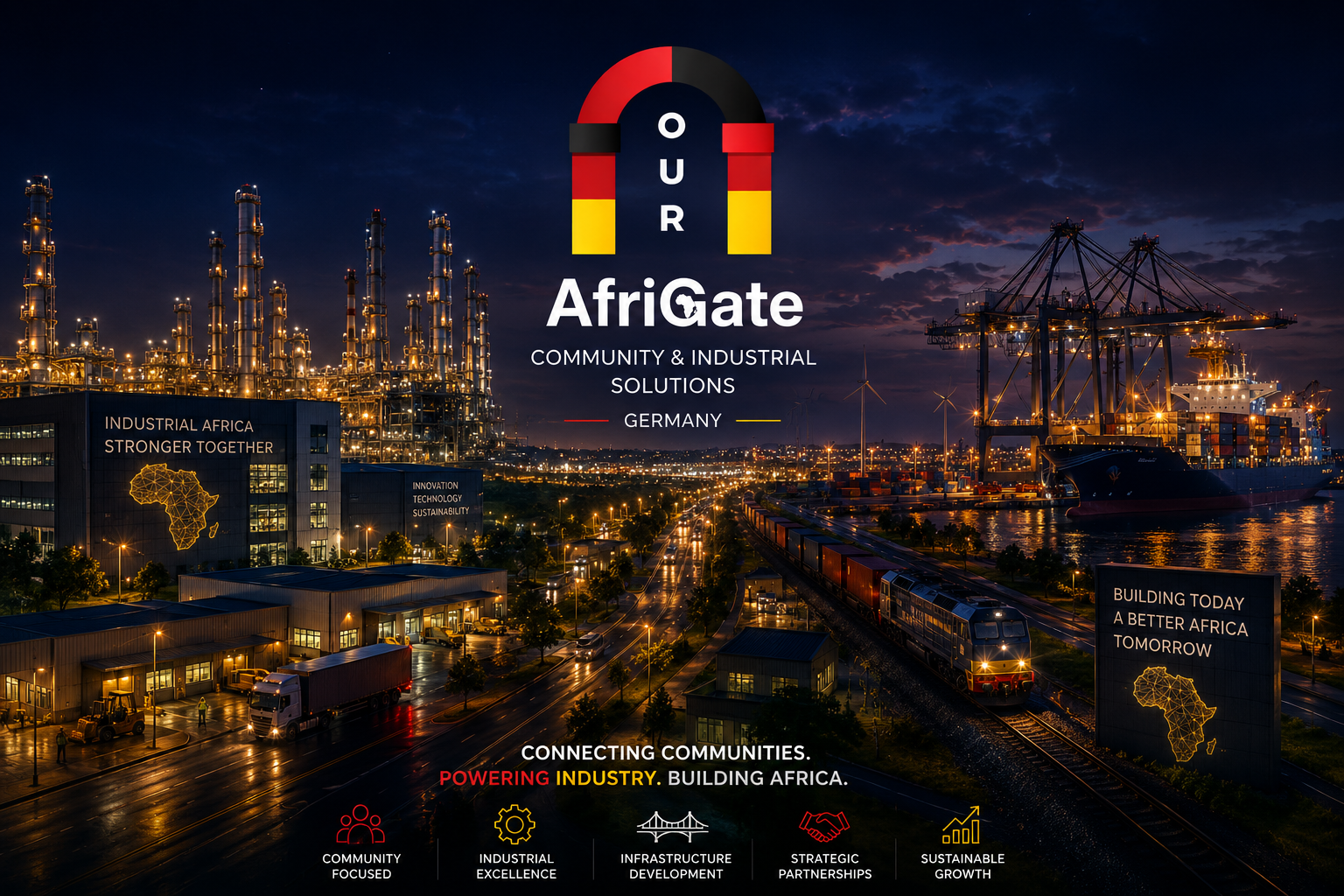 Industrial Africa Nightfall