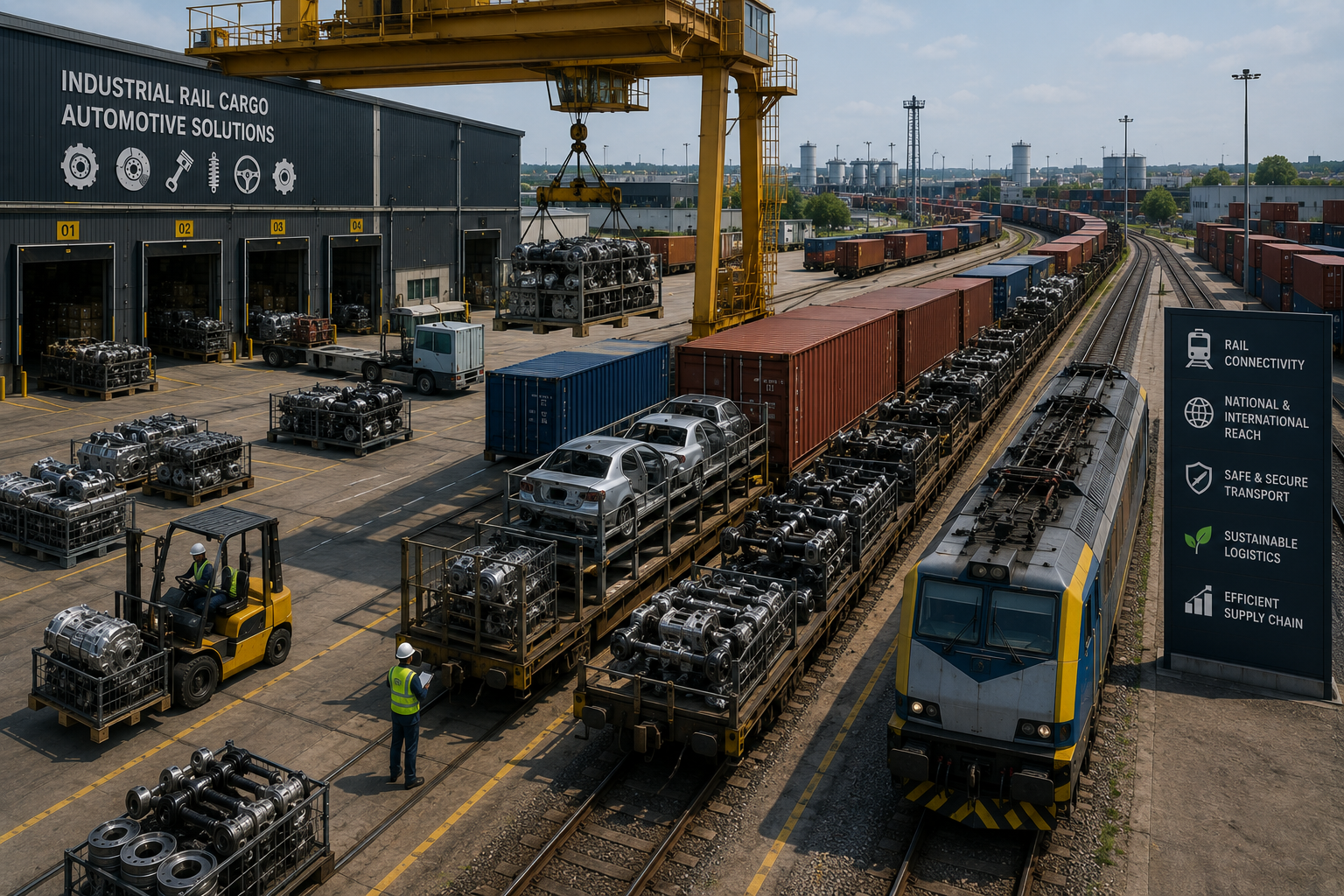 Industrial Rail Cargo