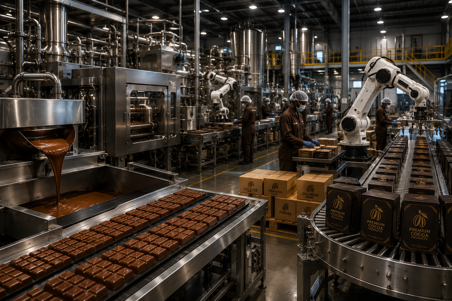 Industrial Cocoa Manufacturing